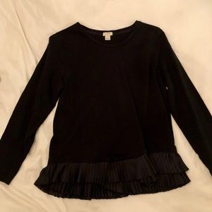 Black J crew blouse